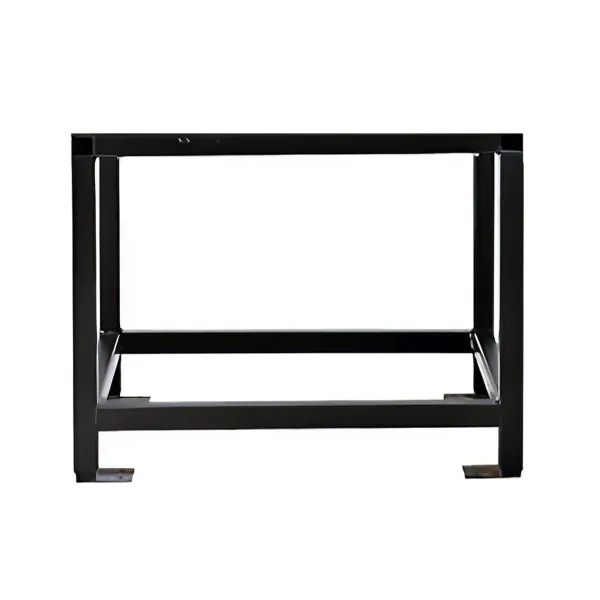 Support métallique noir pour insert de cheminée Comfort P70 H49 et Air avec pieds de fixation