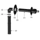 Kit ventouse horizontal pour poêle à granulés étanche avec conduits et raccords muraux