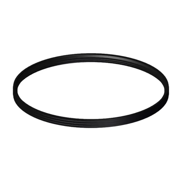 Joint d'étanchéité circulaire noir diamètre 80 mm pour conduit de poêle à granulés DINAK
