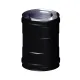 Raccord de conduit bi-flux double paroi noir et inox pour système de ventilation DINAK