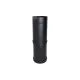 Tube télescopique double paroi noir Ø80/125mm extensible pour conduit de cheminée