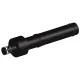 Système de ventouse horizontale télescopique double flux diamètre 80/125 mm noir DINAK