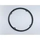Joint d'étanchéité circulaire noir avec trous de fixation pour extracteur de fumée poêle Giada Stella