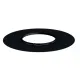 Rosace de finition noire pour conduit de poêle diamètre 80/125 mm DINAK