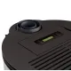 Poêle à granulés Lorena PJ noir 9Kw avec panneau de commande digital et sortie de fumée supérieure