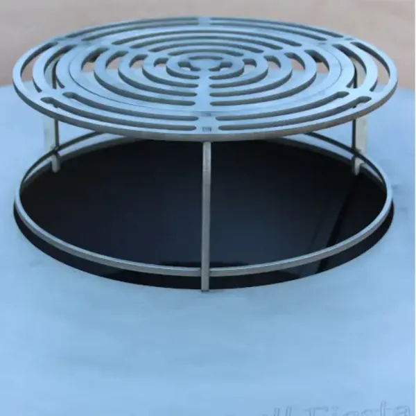 Grille de cuisson ronde pour brasero plancha extérieur Brasinox Fiesta 100 cm