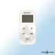 Télécommande sans fil Extraflame blanche avec écran LCD et boutons de contrôle pour poêle à granulés