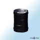 Raccord bi-flux double paroi noir et inox pour conduit de cheminée diamètre 80/125 mm DINAK