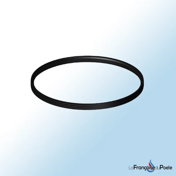 Joint d'étanchéité circulaire noir diamètre 80 mm pour conduit de poêle à granulés DINAK
