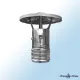 Chapeau chinois en inox 100 mm avec fixation par vissage pour conduit de cheminée