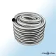 Conduit flexible inox double paroi diamètre 80mm pour raccordement poêle à bois