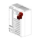 Kit de canalisation Margaret avec raccord rouge pour appareil de chauffage en vue 3D