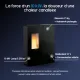 Poêle à granulés Sharon Plus CX noir 10 kW canalisable avec réservoir 21 kg et rendement 91%