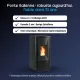 Poêle à granulés Lina Top 7kw anthracite avec vitre céramique, classe A+ EcoDesign 2022