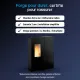 Poêle à granulés étanche Sharon Plus CX noir 10 kW avec réfractaire italien et design premium
