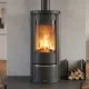 Poêle à bois La Nordica Marlena.16 7,5 kW installé dans un intérieur moderne