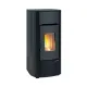 Poêle à granulés ventilé Mariella noir 7 kW La Nordica Extraflame