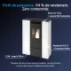 Caractéristiques du poêle à granulés compact Pia Can Up Eva Calor blanc de 11 kW