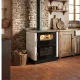 Cuisinière à bois blanche Verona XXL air primaire et secondaire réglables