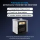 Cuisinière à bois Verona XXL porte double vitre façade fonte émaillée