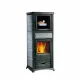 Poêle À Bois Avec Four Rossella Plus Forno.165 Petra 9,4 kW Vue De Face
