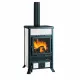 Poêle À Bois Rossella R1.16 Ceramica 9 kW Blanc Vue De Face