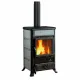 Poêle À Bois En Pierre Rossella R1.16 Petra 9 kW Vue De Face