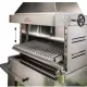Barbecue au charbon en inox Foxy avec grille réglable en hauteur