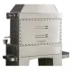 Barbecue au charbon inox Foxy avec grille réglable et hotte en inox