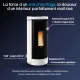 Caractéristiques du poêle à granulés étanche Debby Evo blanc de 9 kW