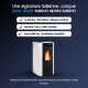 Poêle à granulés KETTY 5.0 ivoire La Nordica Extraflame garantie 2 ans