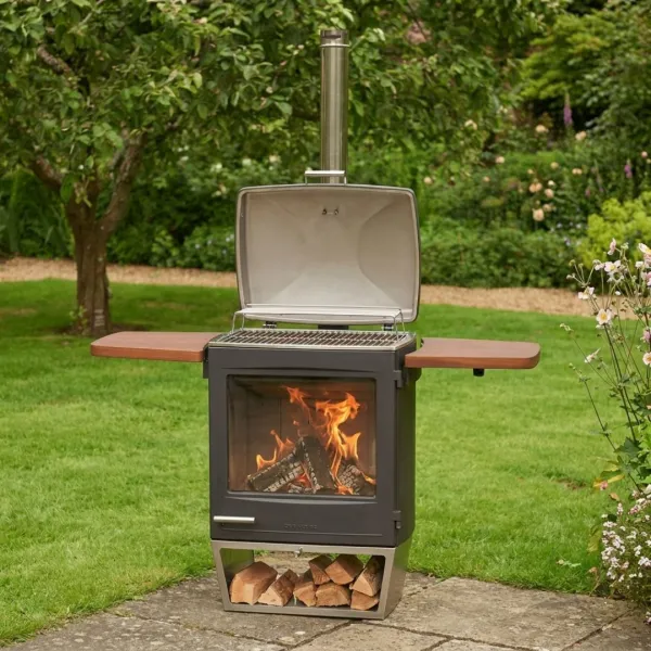 Barbecue Bois Hestia 600 Heat & Grill 10-12 Pers