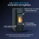 Poêle À Pellets Canalisable Mariella Plus AD 7 kW | Haute Performance