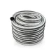 Tubage flexible inox double peau diamètre 80 mm pour conduit de cheminée et poêle à bois
